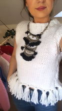 Load image into Gallery viewer, Knitted Fringe Vest
