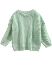 Load image into Gallery viewer, Kids Personalised Hand Embroidered Knit Jumper
