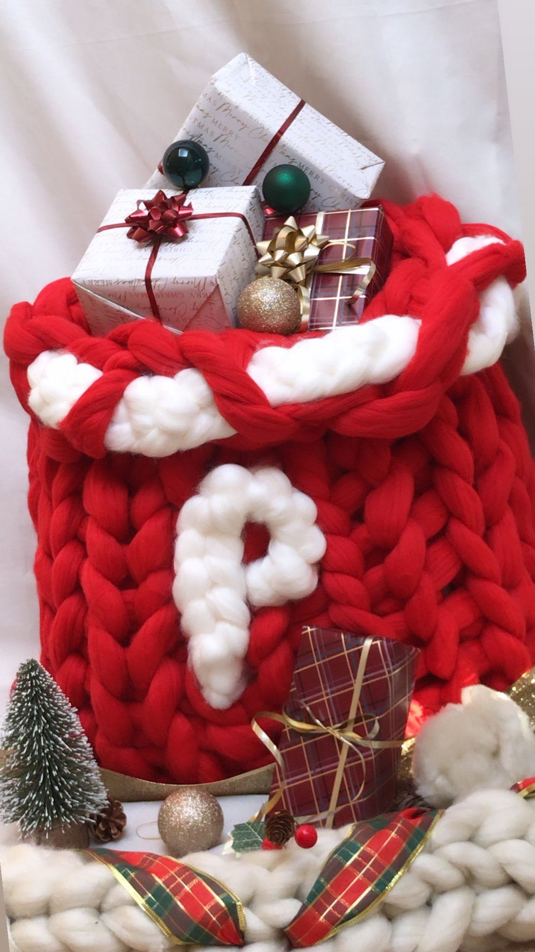 Knitted Santa Sack