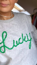 Load image into Gallery viewer, Embroidered Slogan Jumper
